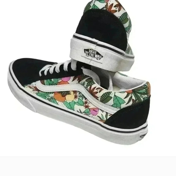 Vans Black and Multicolor Graphic Sneakers - Picture 3 of 5